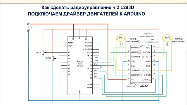 L293D Как сделать радиоуправление ч 2 смотреть онлайн