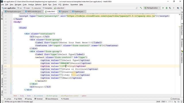 #12 Java NLP Tutorial - NER (App Development - Part 2) | Natural Language Processing | Spring Boot смотреть онлайн