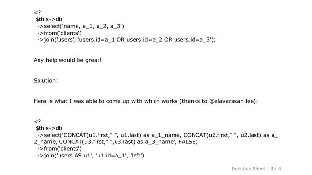 MySQL : Codeigniter Join with Multiple Conditions смотреть онлайн