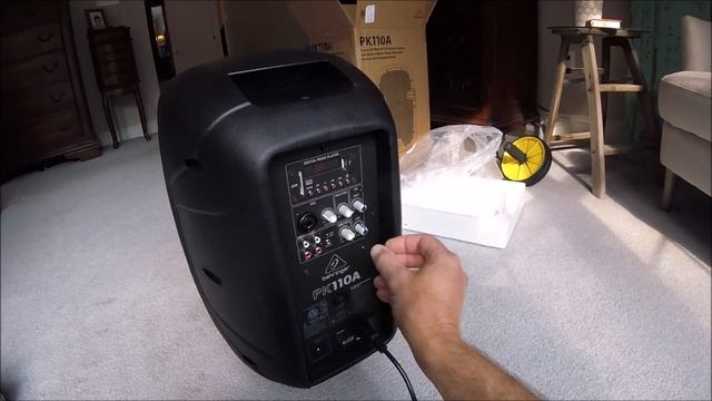 Behringer PK110A powered speaker REVIEW смотреть онлайн