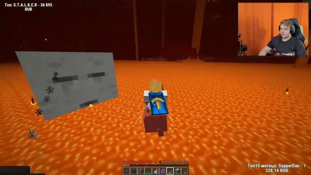 РЕАКЦИЯ ПЯТЁРКИ НА НОВОГО МОБА В ОБНОВЛЕНИИ МАЙНКРАФТ 1.16 20w13a смотреть онлайн