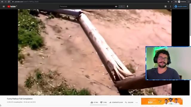 OS PARKOUR QUE DERAM ERRADO - REACT смотреть онлайн