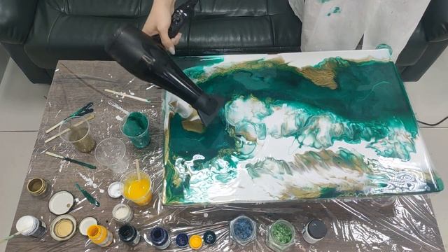 Картина из эпоксидной смолы своими руками смотреть онлайн