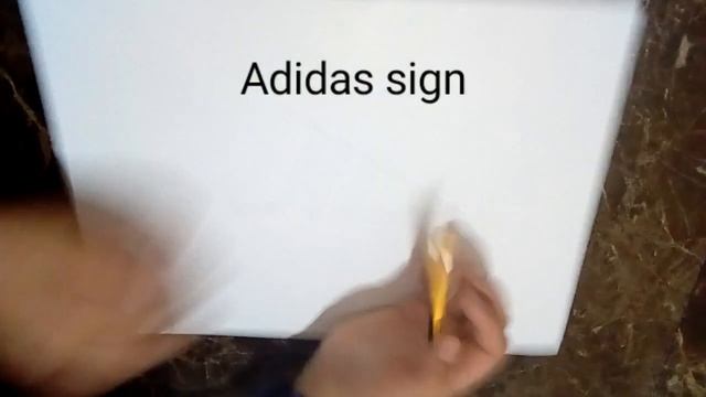 How to draw Adidas sign смотреть онлайн