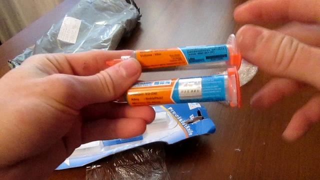 Посылка. Скальпель. Паяльная паста. AliExpress