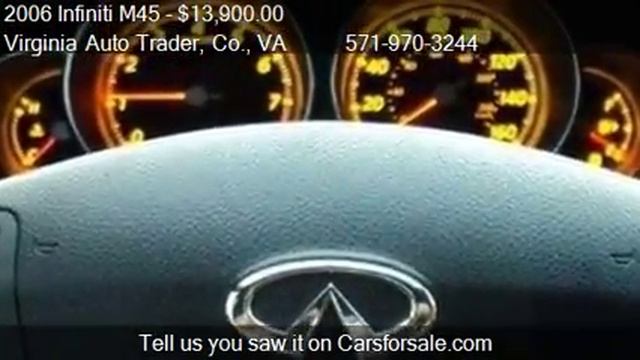 2006 Infiniti M45 for sale in Arlington, VA 22204 at Virgin смотреть онлайн
