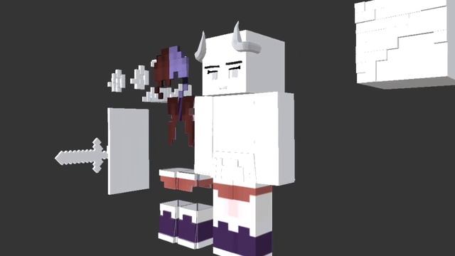 Prisma 3D || minecraft female rig + some adds by me смотреть онлайн