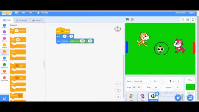 Coding for kids soccer game creating in scratch Coding for kids soccer game creating in scratch смотреть онлайн