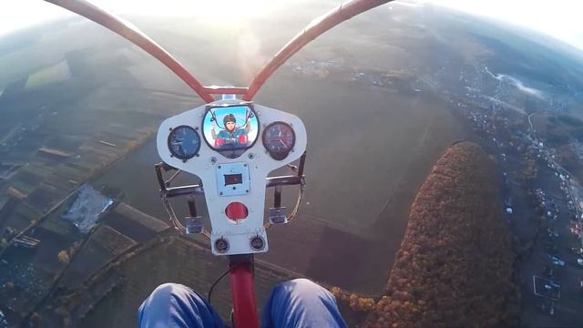 Польоти на Паратрайку м. Теребовля 18-10-17 телефон 0989911274 (Політ з учнем, повна версія) смотреть онлайн