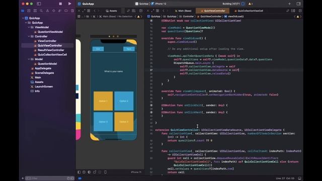 Quiz App in Swift смотреть онлайн