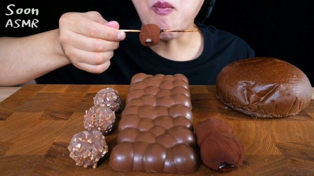 ASMR 초콜릿 디저트 먹방!!?꾸덕 바삭 매그넘 티코 아이스크림 밀카 초코과자 초코찰떡 먹방 CHOCOLATE DESSERT ICE CREAM MAGNUM MILKA EATIN