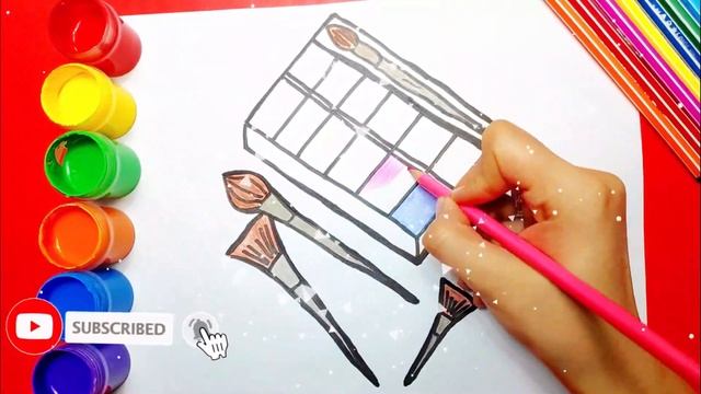 How To Draw Cosmetics как рисовать косметику #cosmetics #coloringbookpage