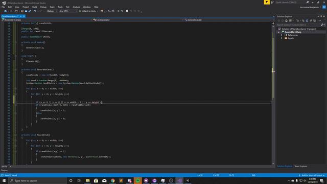 2D Terraria Like Procedural Cave Generation in Unity смотреть онлайн