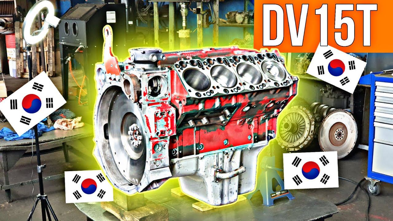 Ремонт корейского двигателя DV15T смотреть онлайн
