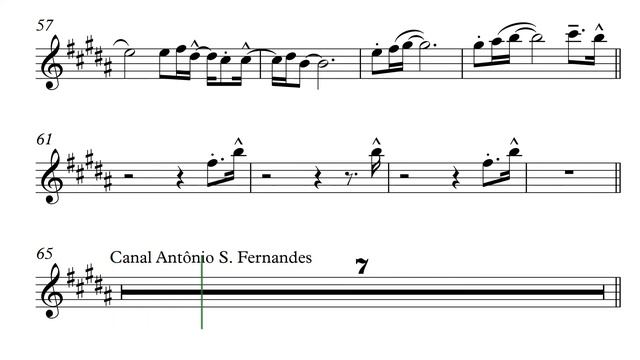 Garden Party - Sheet Music Sax alto смотреть онлайн