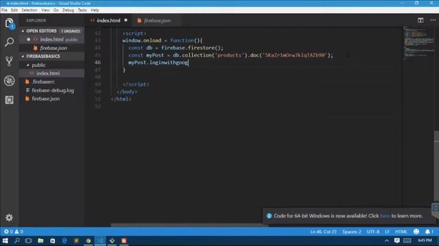 Part 03 The Ultimate Beginners Guide to Firebase: Cloud Firestore Database in 2018 ( Speed Art ) смотреть онлайн