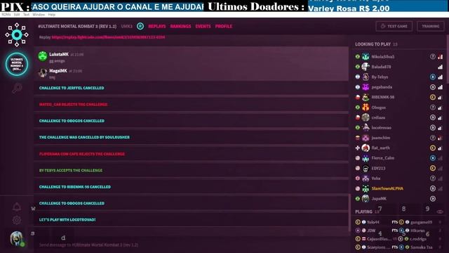 ?ULTIMATE MORTAL KOMBAT 3 ONLINE? [ FIGHTCADE ] смотреть онлайн