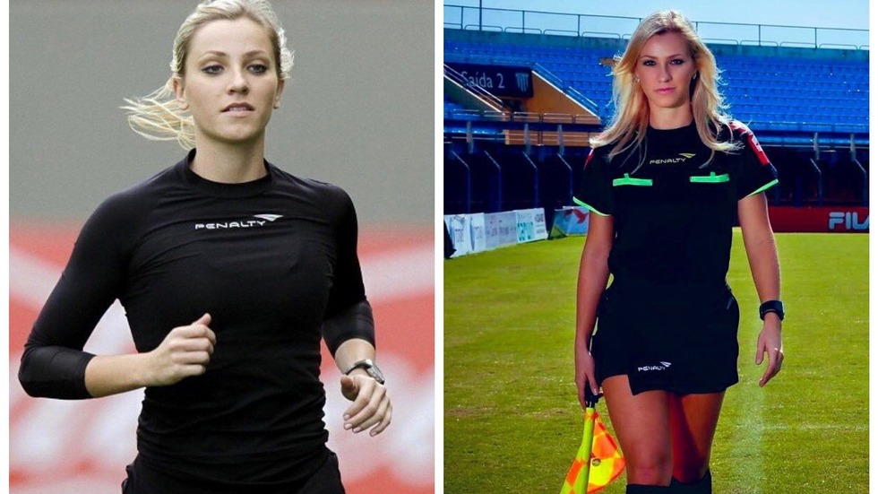 Фернанда Коломбо показала во время матча не только красоту и профессионализм, но и чувство юмора смотреть онлайн