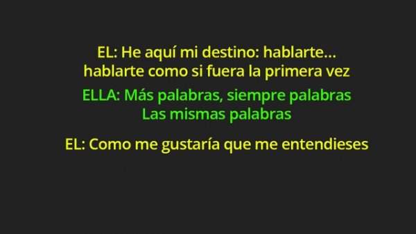 Parole parole, Alain Delon y Dalida