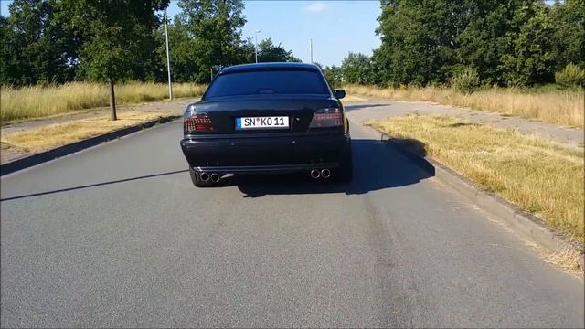 BMW 740i E38 Brutal Sound Exhaust Sounds V8 Engine Sounds M62B44