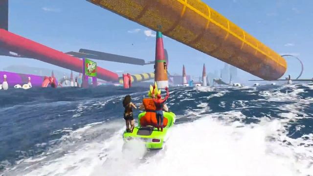 Spiderman Mega ramp Challenge Stunt GTA V #gta #live смотреть онлайн