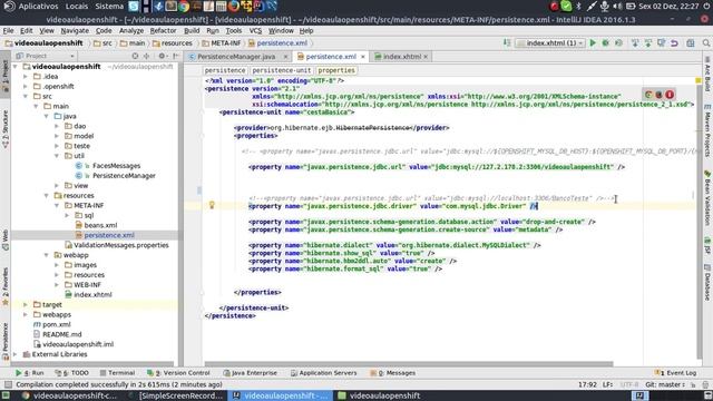 Publicando sua aplicação java na nuvem usando o OpenShift смотреть онлайн