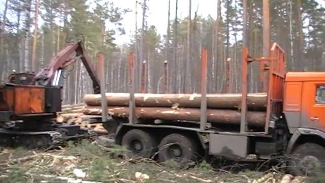 timber truck камаз лесовоз сортиментовоз logging truck смотреть онлайн