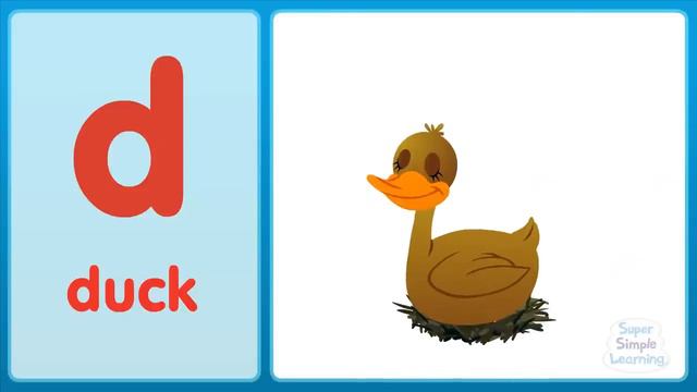 The D Song (Lowercase) - Super Simple ABCs смотреть онлайн