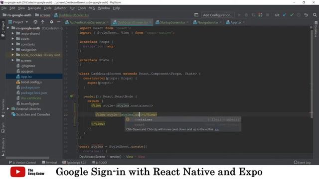 How to implement Google authentication in React Native and Expo | expo-google-app-auth смотреть онлайн
