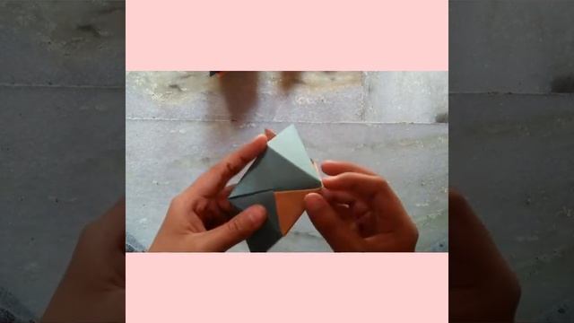 Easy 3-D model of *Cube *Origami смотреть онлайн