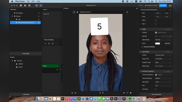 Tutorial Randomizer 2D - Filter Tiktok | Effect House смотреть онлайн