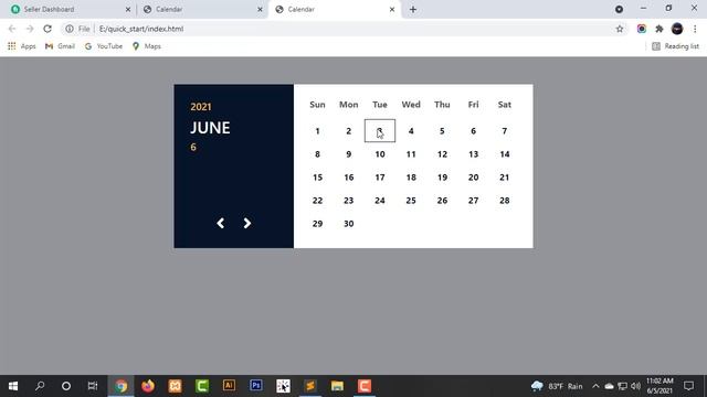 Build a Javascript Calendar | Bangla Tutorials смотреть онлайн