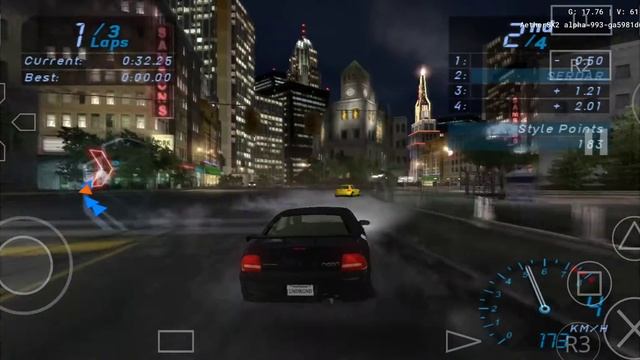 New PS2 Emülatör aethersx2 Alpha v-993 NFS UNDERGRAUND 1 смотреть онлайн