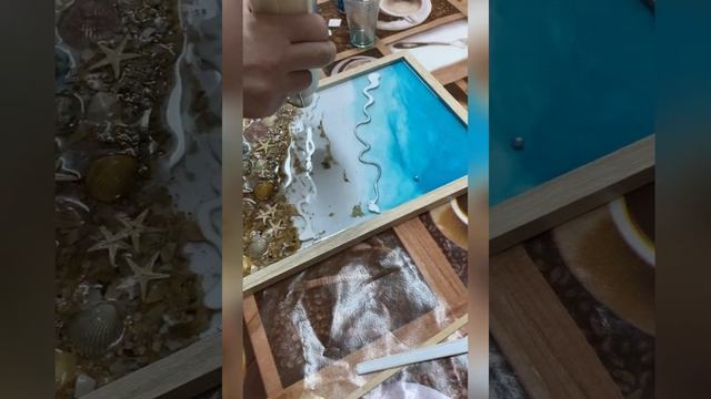 Море из эпоксидной смолы? Это было моей мечтой)) Теперь мечтаю сделать часы из эпоксидки? смотреть онлайн