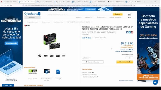 Intel Arc A770 vs 3060. Y MEJORES PRECIOS TARJETAS GRÁFICAS MÉXICO!!! 6 OCTUBRE 2022 смотреть онлайн