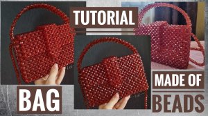 Мастер-класс: Сумка из квадратных бусин 8мм | Tutorial - Bag of 8mm square beads