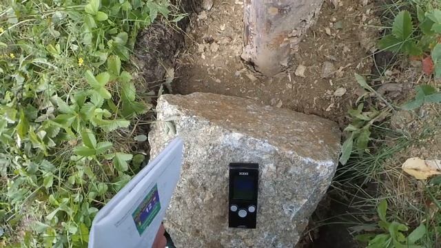 №17.2017. саманное строительство. завёз бутовый камень для фундамента. замер уровня радиации. смотреть онлайн