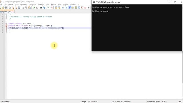 Printing a String in JAVA using println() | Java Programming | program01, 02 and 03 смотреть онлайн