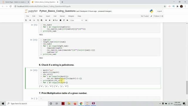 #5 - Basics of Python - Some Coding Problems (Part 2) (2020) (India) смотреть онлайн