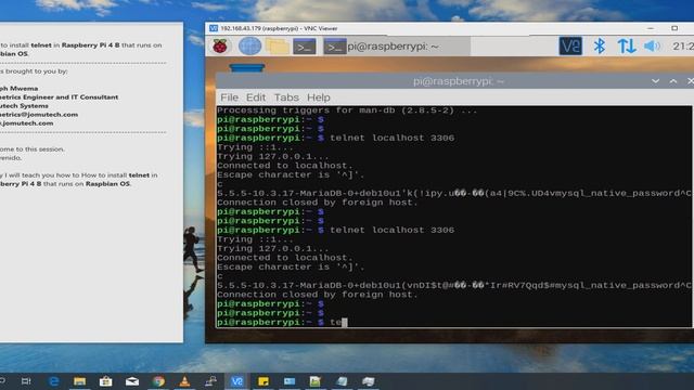 Hey I Install Telnet in Raspbian OS Linux for Raspberry Pi 4 B смотреть онлайн