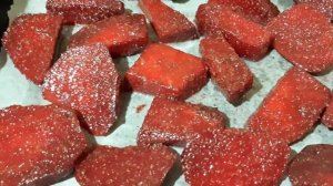 Свекла запечёная в духовке со специями ?Вкусная ,вяленая?аппетитная? Готовим с любовью ❤ Мир всем ?