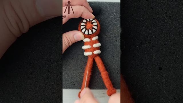 Crafting Roblox Doors (Eyes, Figure, Screech, Seek) with ASMR Needlefelt Art смотреть онлайн