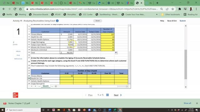 How to use Excel functions for Analyzing Receivables in Conn смотреть онлайн