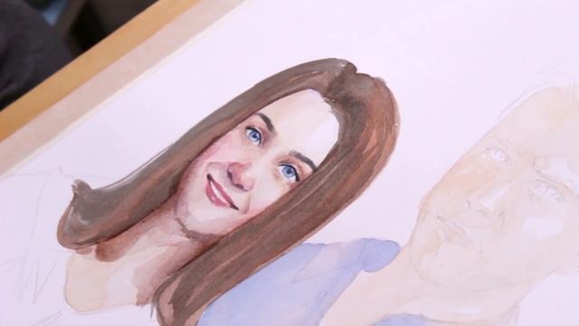 РИСУЮ ПЕРСОНАЖЕЙ ИЗ КНИГИ | портрет акварелью смотреть онлайн