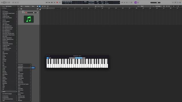 Скрытые инструменты в Logic Pro [Logic Pro Help] смотреть онлайн