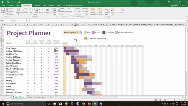 How to View and Print Gridlines in Microsoft Excel Tutorial смотреть онлайн