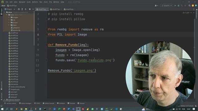 Como remover o fundo de uma imagem em Python? Dicas Pythonicias. Projeto pyPRO. смотреть онлайн