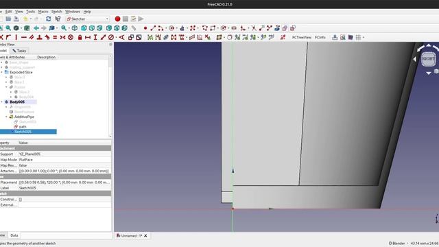 Recreate Thomas's part in FreeCAD смотреть онлайн