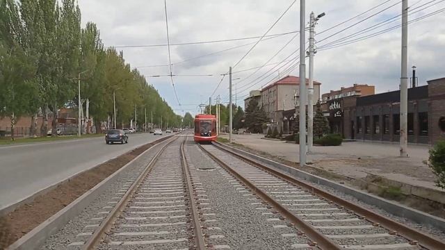 Открытие маршрута №2. Поездка в вагоне 71-628М №21 г. Таганрог смотреть онлайн