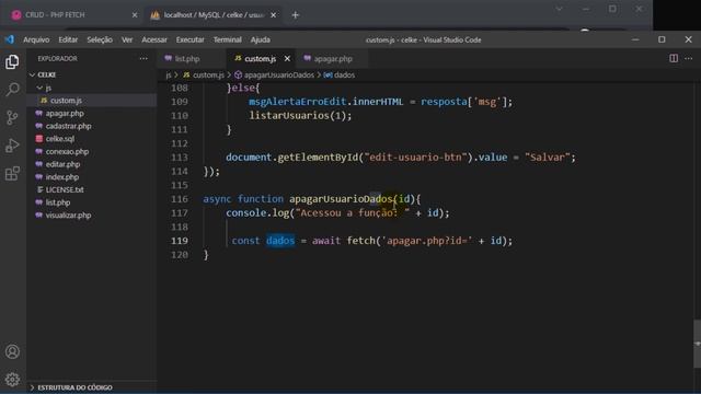 Como apagar registro no banco de dados com PHP e JavaScript смотреть онлайн